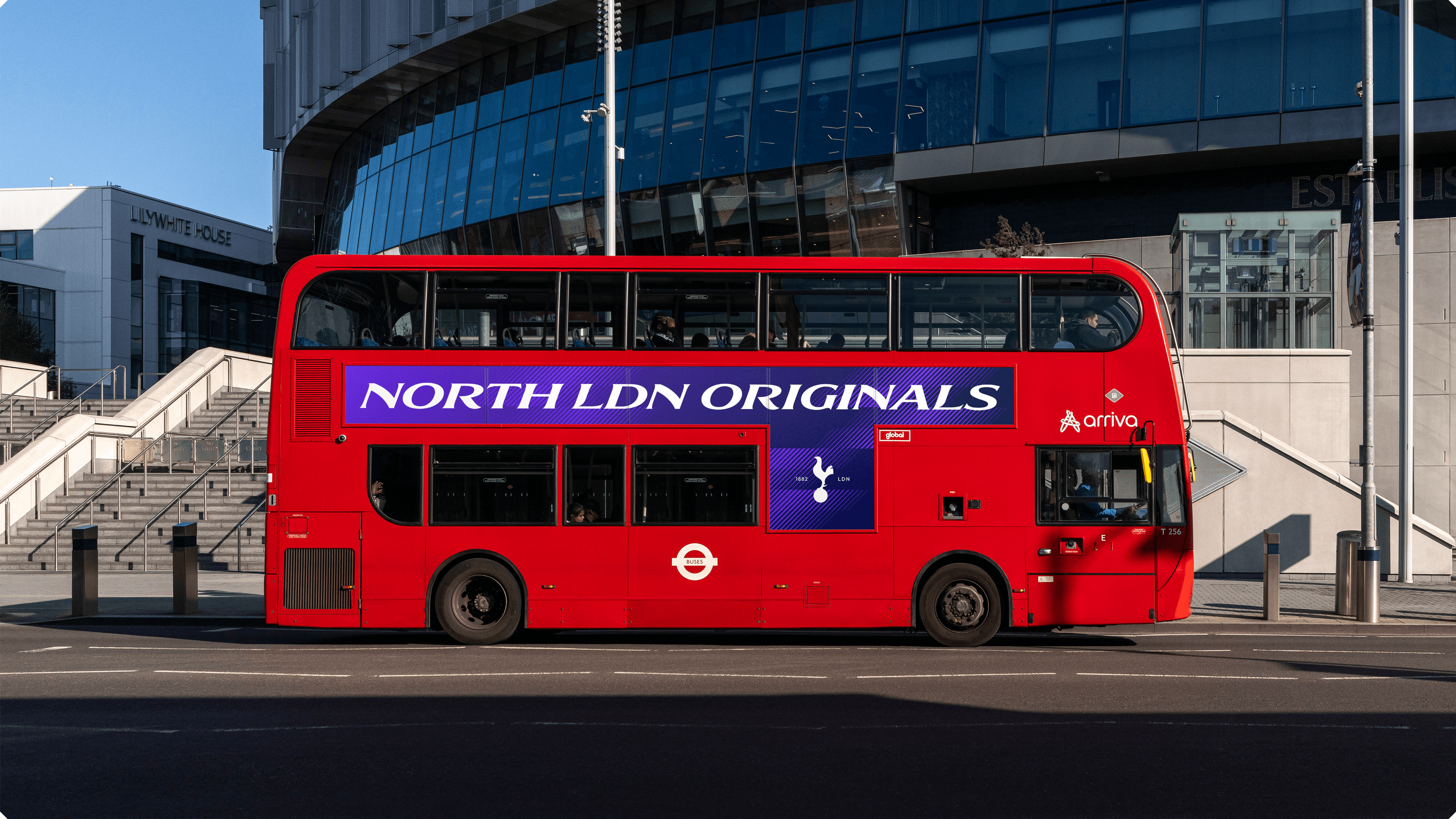 THFC REBRAND BUS ADVERT