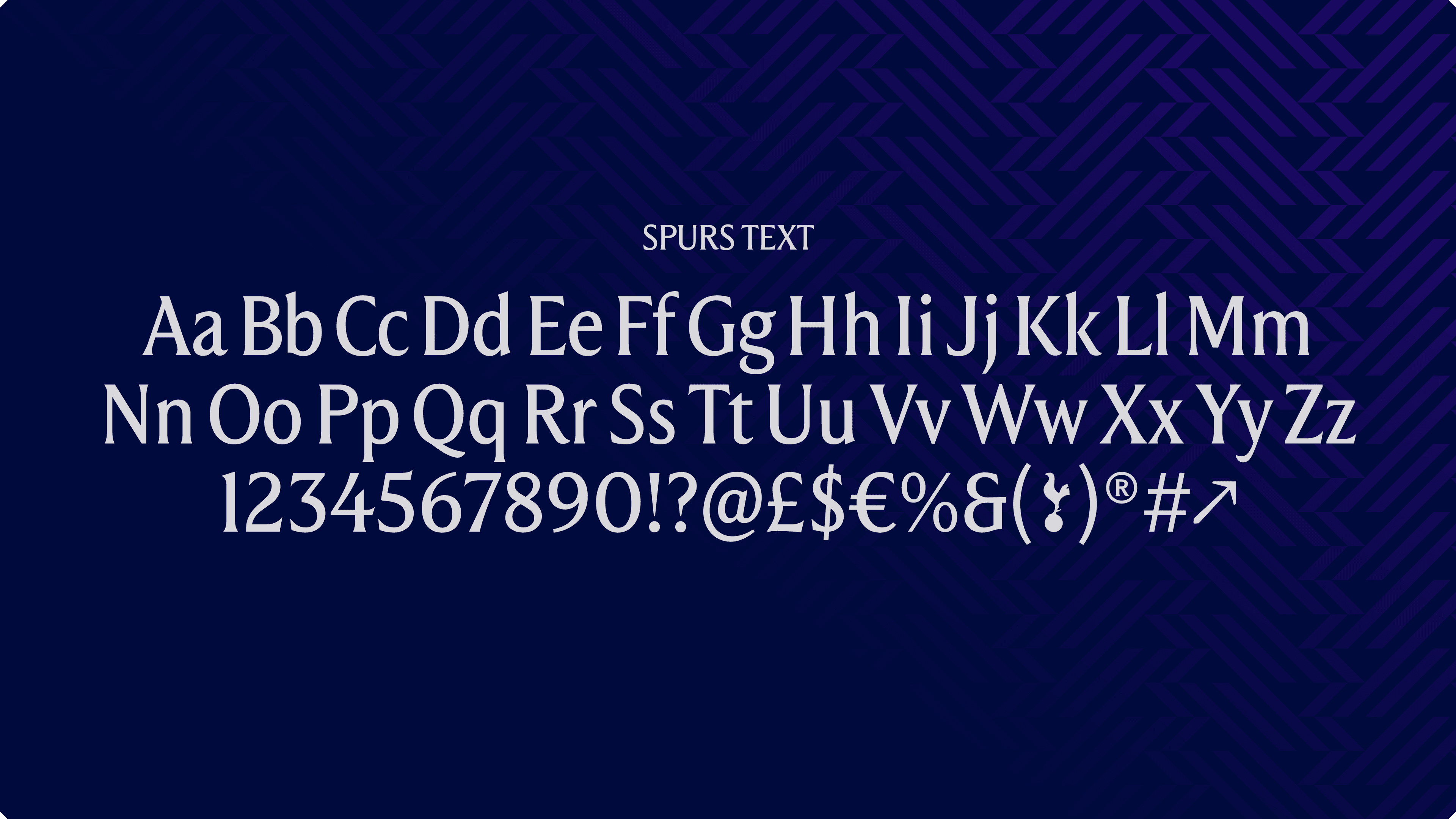 THFC REBRAND TYPEFACE TEXT
