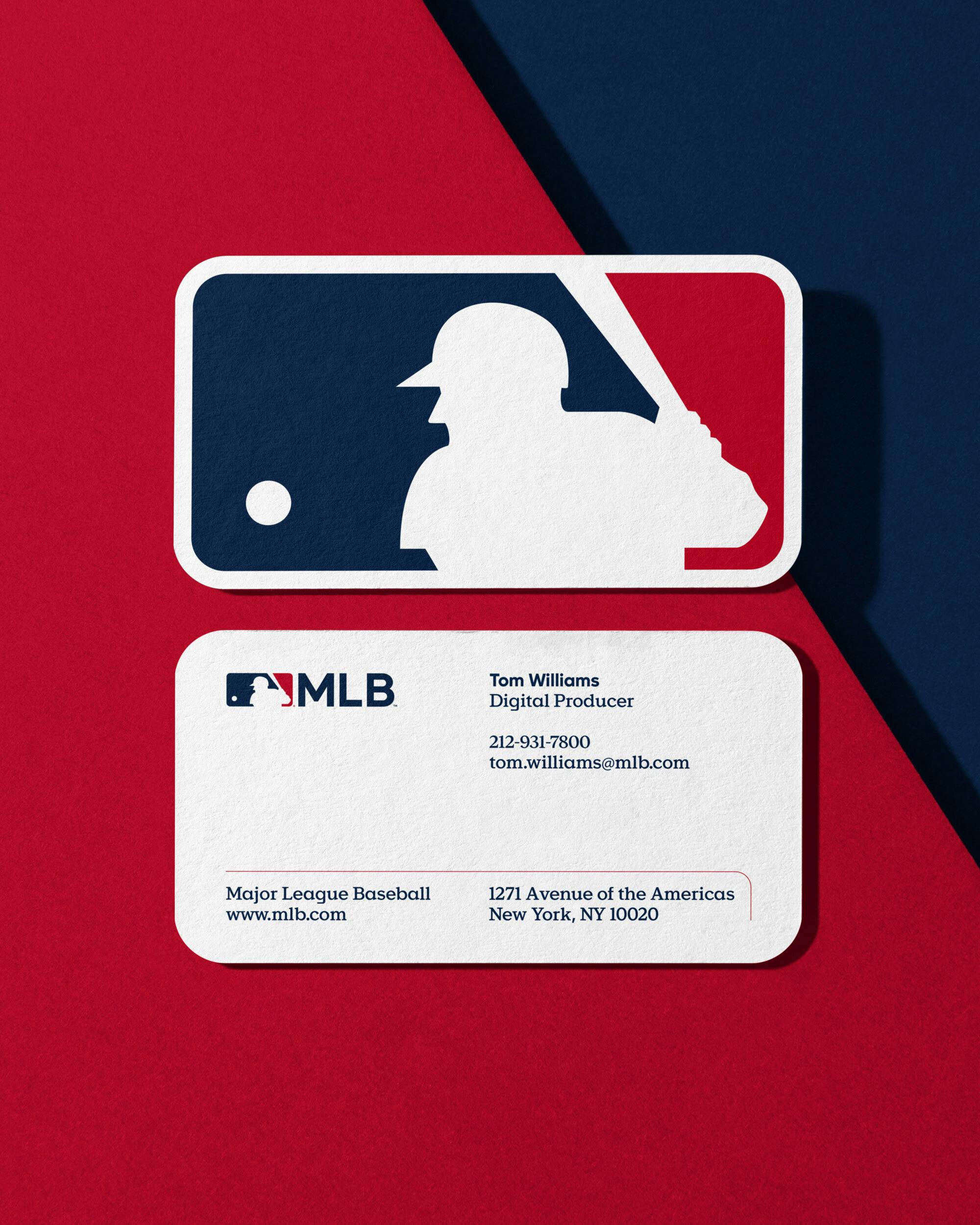 MLB BUSINESS CARDS 4x5